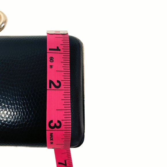 DVF Sutra Embossed Black Clutch - Picture 8 of 11